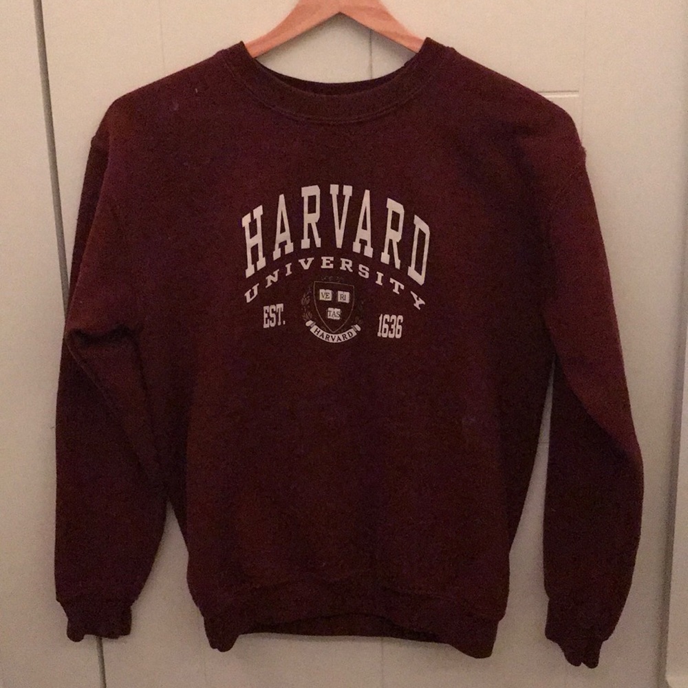 Burgundy Hardvard sweatshirt